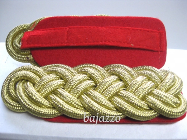 Majorsgeflecht rot-gold